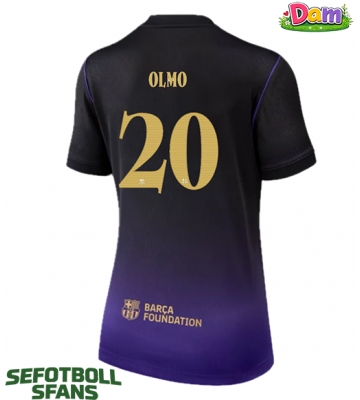 Barcelona Dani Olmo #20 Bortatröja Kvinnor 2026-27 Kortärmad